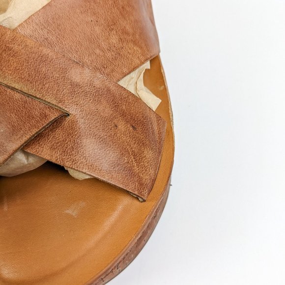 Kork-Ease Sabrina Leather Strappy Platform Sandal Brown Size 6/36.5 - Picture 13 of 16